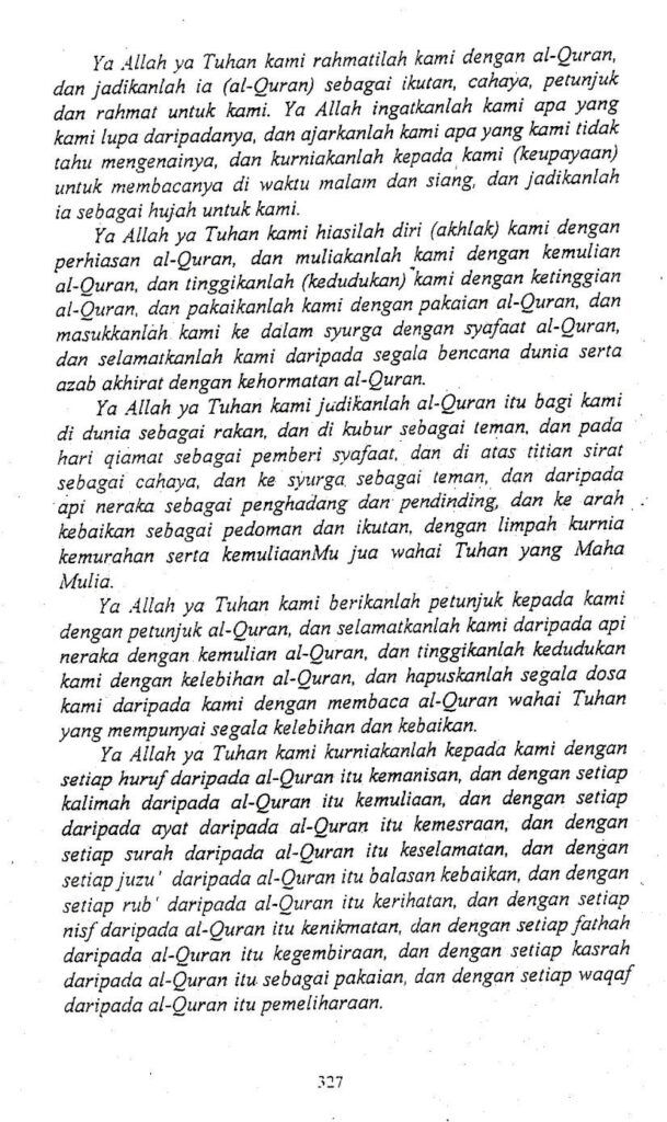 Bacaan Doa Habis Al Quran